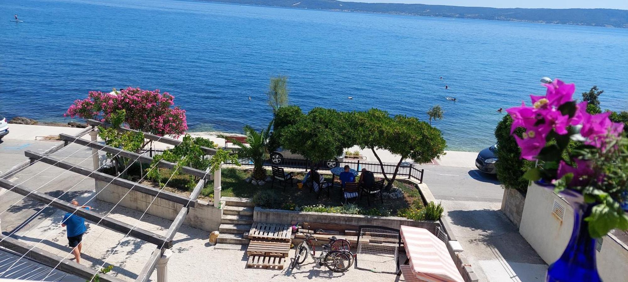 Apartman Figaro Pogled Od Milijun Dolara, 2 Tusa, 2 Wc Kaštela Zewnętrze zdjęcie