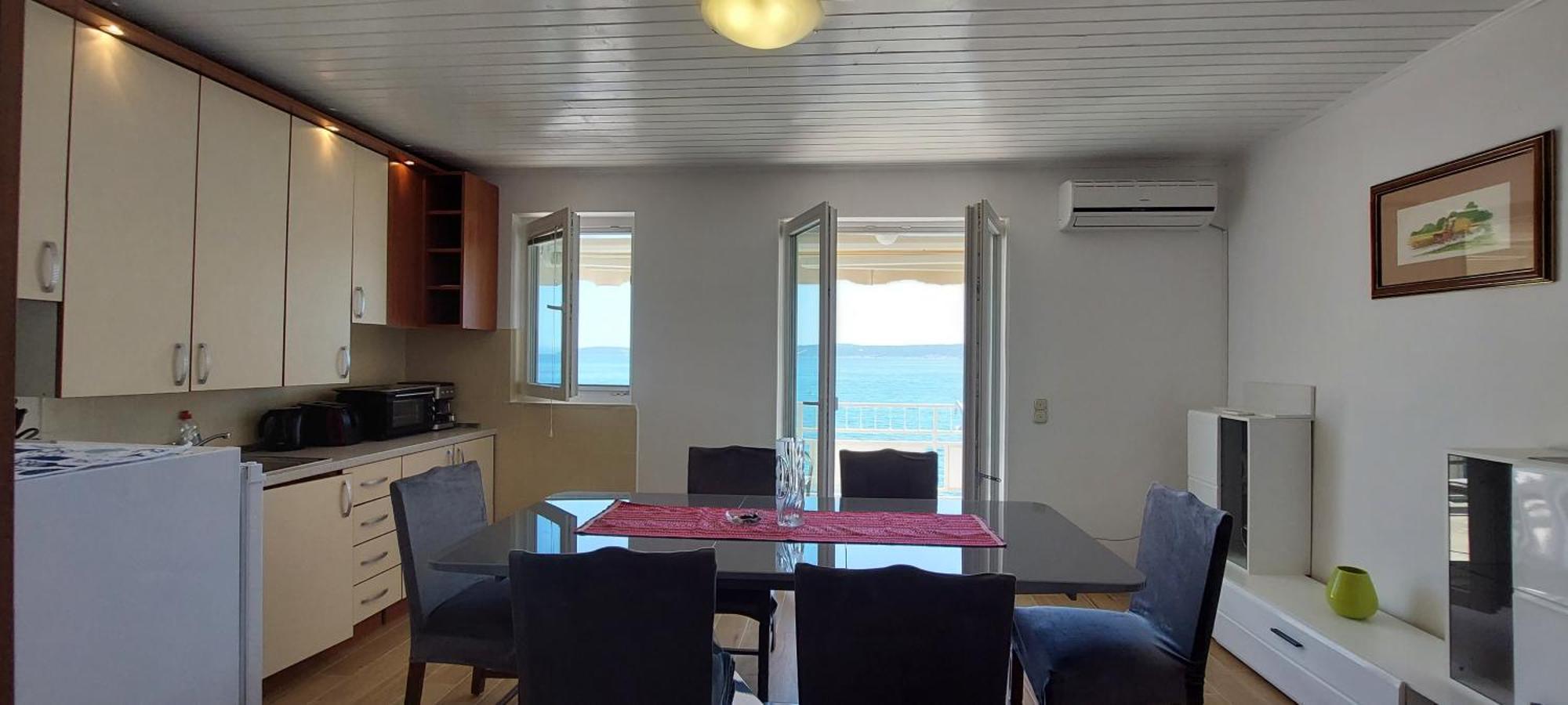 Apartman Figaro Pogled Od Milijun Dolara, 2 Tusa, 2 Wc Kaštela Zewnętrze zdjęcie